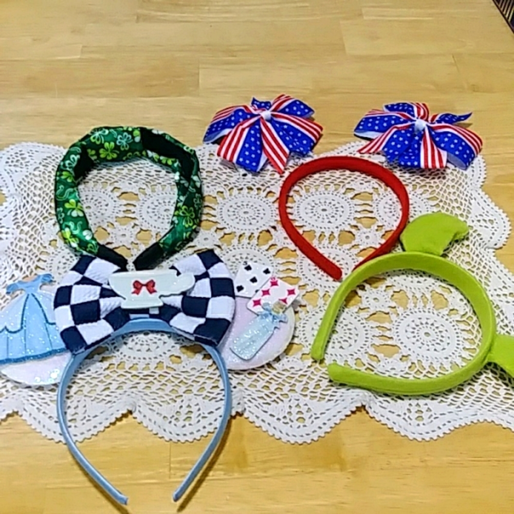 Holiday and dress up headbands bundle
